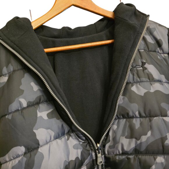 NWOT Youth Large UNDER ARMOUR Reversible Pronto Puffer Jacket NWOT - Picture 2 of 10